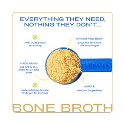Grass-Fed Beef Bone Broth Powder for Dogs & Cats