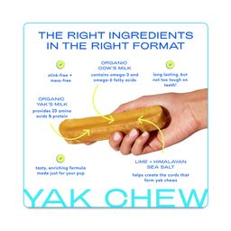 Yak Cheese Dental Chews, Medium