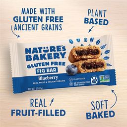 Gluten Free Fig Bars, Blueberry