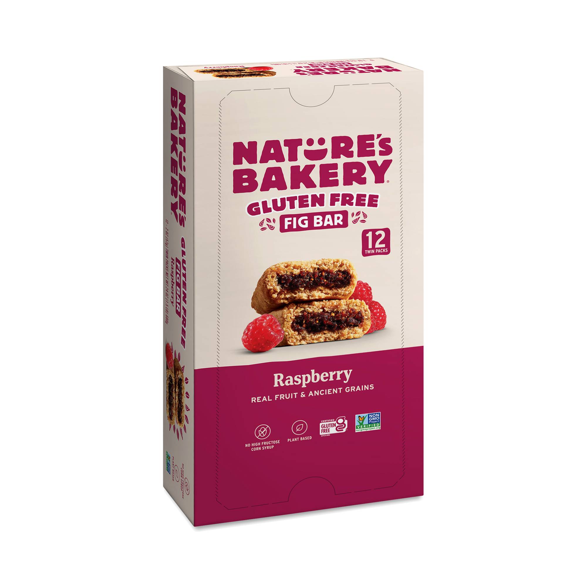 Gluten Free Fig Bars, Raspberry