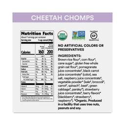 Envirokidz Cheetah Chomps Cereal, Berry