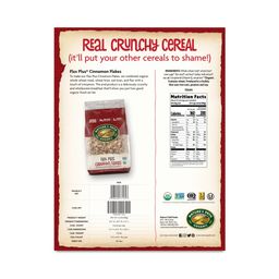 Organic Flax Plus Cereal, Cinnamon Flakes