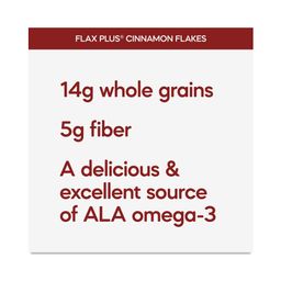 Organic Flax Plus Cereal, Cinnamon Flakes