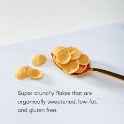Organic Fruit Juice Sweetened Corn Flakes Cereal