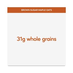 Organic Gluten Free Instant Oatmeal, Brown Sugar Maple
