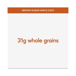 Organic Gluten Free Instant Oatmeal, Brown Sugar Maple