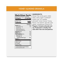 Organic Honey Almond Gluten Free Granola