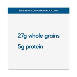 Organic Instant Oatmeal, Blueberry Cinnamon Flax
