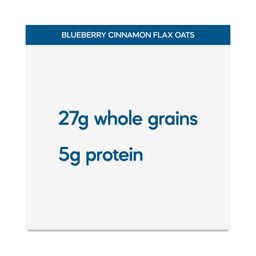 Organic Instant Oatmeal, Blueberry Cinnamon Flax