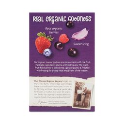 Organic Wildberry Açai Frosted Toaster Pastries