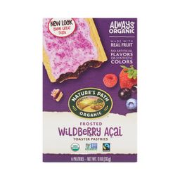 Organic Wildberry Açai Frosted Toaster Pastries