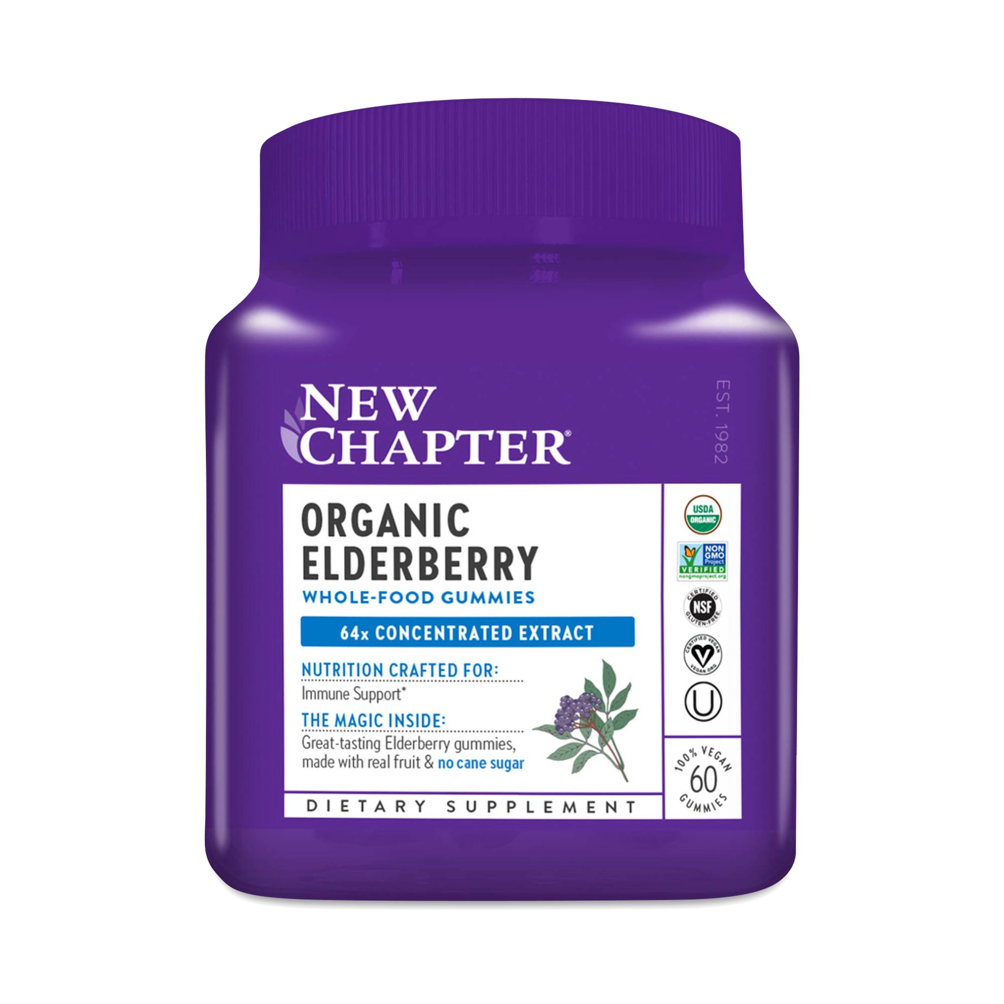 Organic Elderberry Whole-Food Gummies