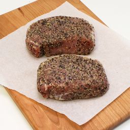 Boneless Pork Loin Chops, Sea Salt and Cracked Black Pepper