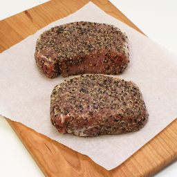 Boneless Pork Loin Chops, Sea Salt and Cracked Black Pepper