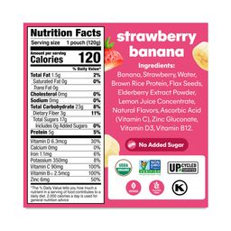Organic Superfood Smoothie, Immunity Boost Strawberry Banana