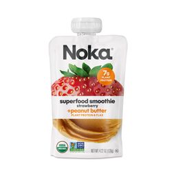 Organic Superfood Smoothie, Strawberry Peanut Butter
