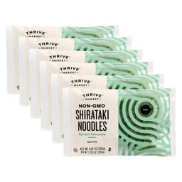 Non-GMO Shirataki Noodles, Spinach Fettuccine 6 Pack