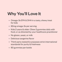 Omega-3 Gummies, Tangerine