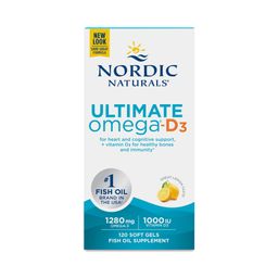 Ultimate Omega-D3, Lemon, Value Size