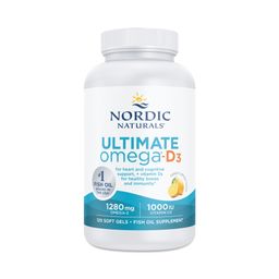 Ultimate Omega-D3, Lemon, Value Size