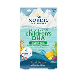 Zero Sugar Childrens DHA Gummies, Passion Fruit Lemon
