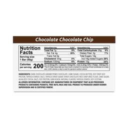 Dark Chocolate Chocolate Chip Protein Bars