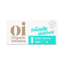 Organic Cotton Non-applicator Tampons, Super