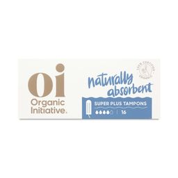 Organic Cotton Non-applicator Tampons, Super Plus