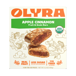 Organic Fruit & Grain Bars, Apple Cinnamon