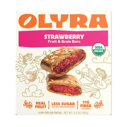 Organic Fruit & Grain Bars, Strawberry
