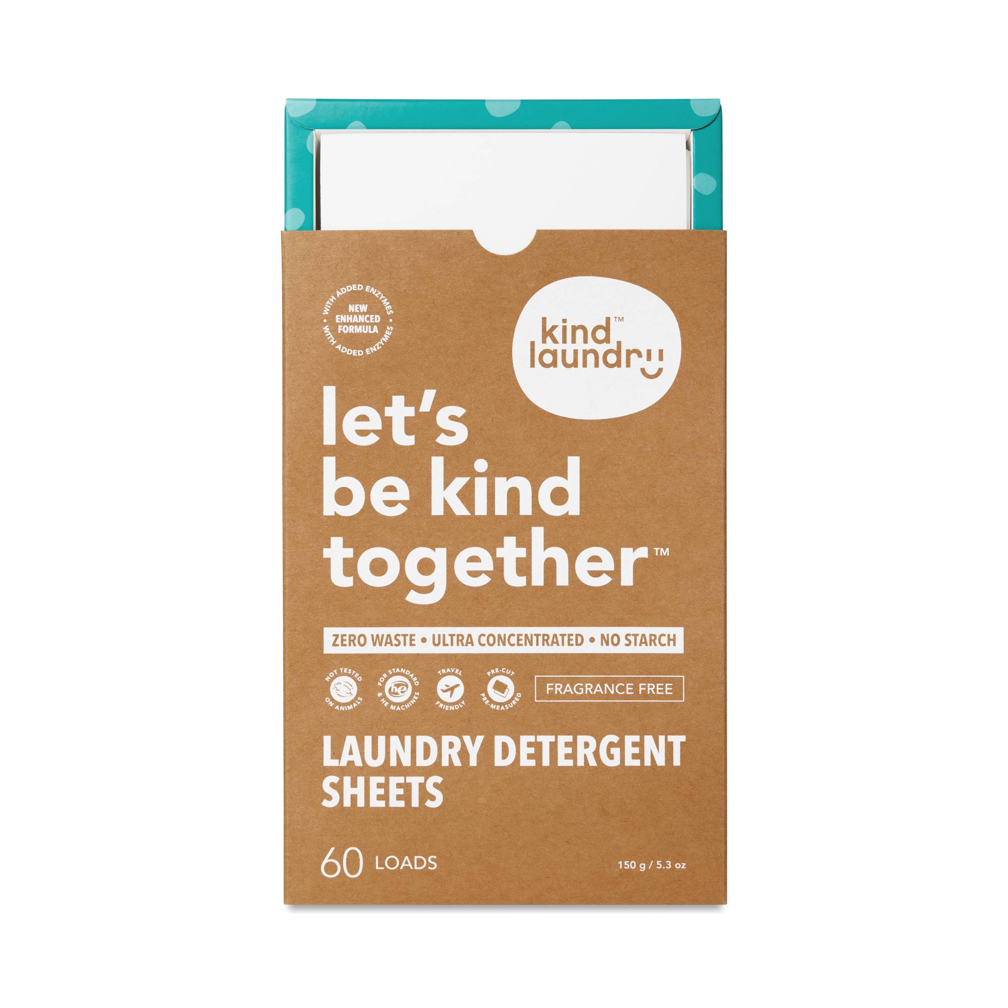 Laundry Detergent Sheets, Fragrance Free