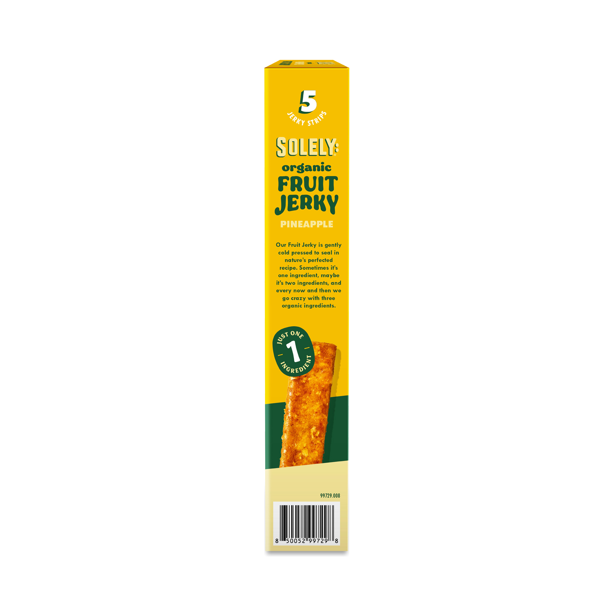 Solely Organic Fruit Jerky, Pineapple, Multipack | Thrive Market