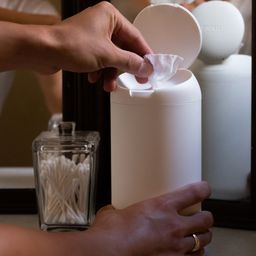 Refillable Wipes Dispenser, White