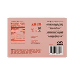 Prebiotic Soda Minis, Strawberry Vanilla