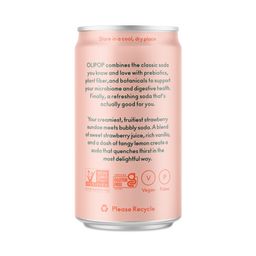 Prebiotic Soda Minis, Strawberry Vanilla