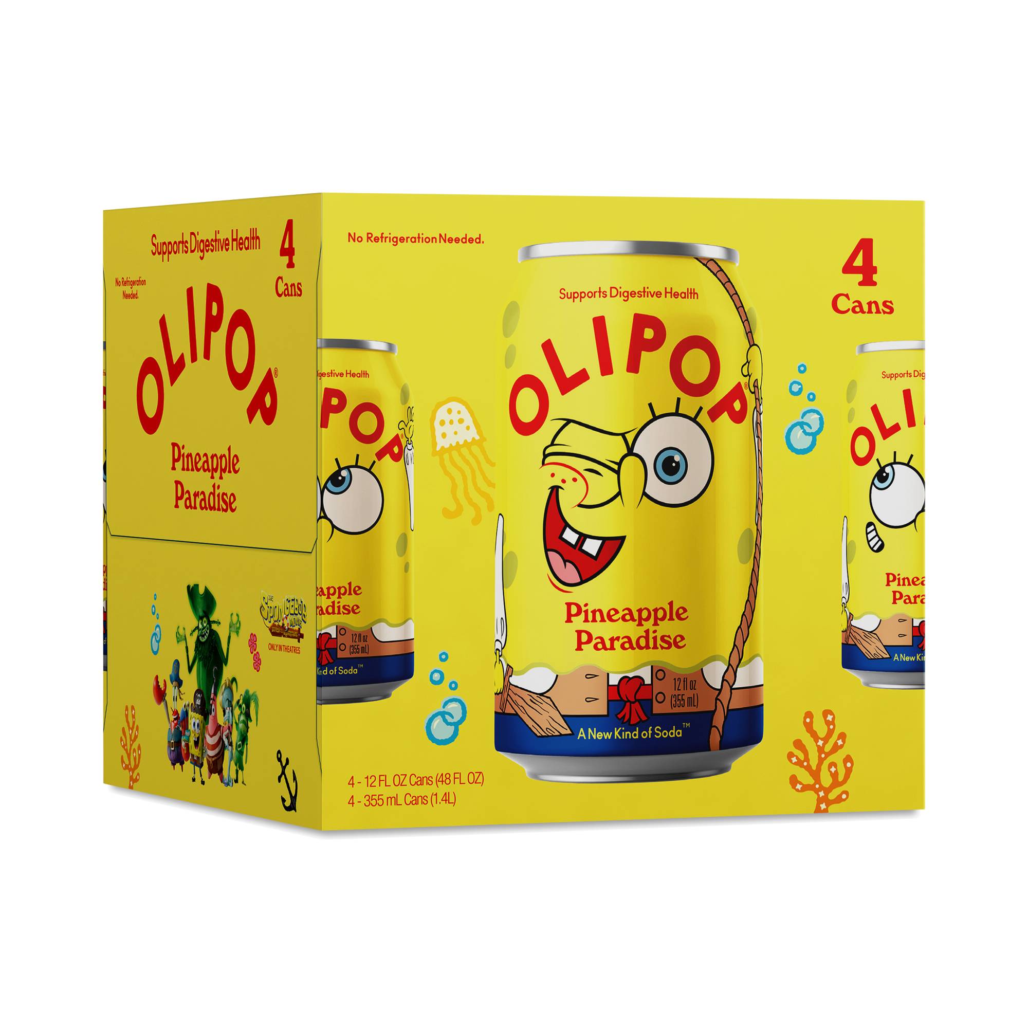 Prebiotic Soda, Pineapple Paradise