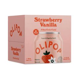 Prebiotic Soda, Strawberry Vanilla
