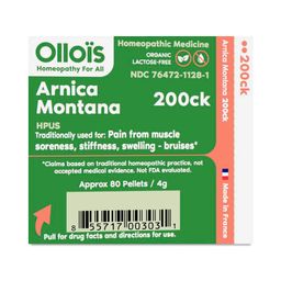 Organic Lactose-Free Arnica Montana 200ck: Pain From Trauma