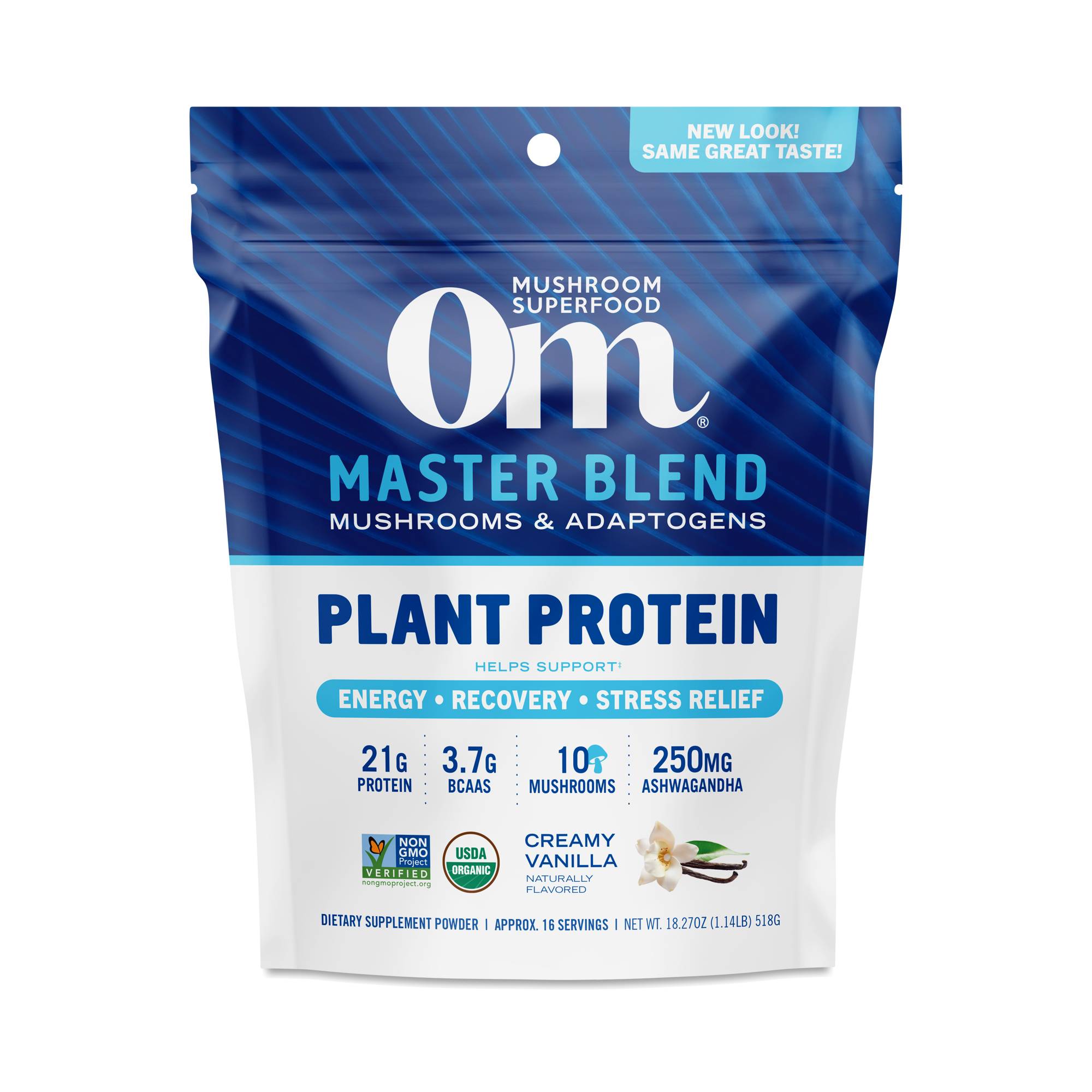Mushroom Master Blend Protein Powder, Vanilla