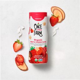 Fruit & Veggie Puffs, Strawberry, Sweet Potato & Coconut