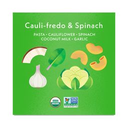Organic Pasta Meals, Cauli-fredo & Spinach