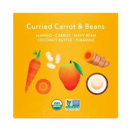 Organic Plant-Rich Meals, Curried Carrot & Beans