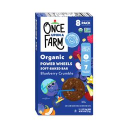 Organic Power Wheels Soft-Baked Bar, Blueberry Crumble