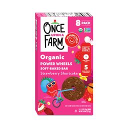 Organic Power Wheels Soft-Baked Bar, Strawberry Shortcake