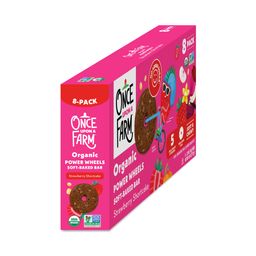 Organic Power Wheels Soft-Baked Bar, Strawberry Shortcake