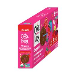 Organic Power Wheels Soft-Baked Bar, Strawberry Shortcake