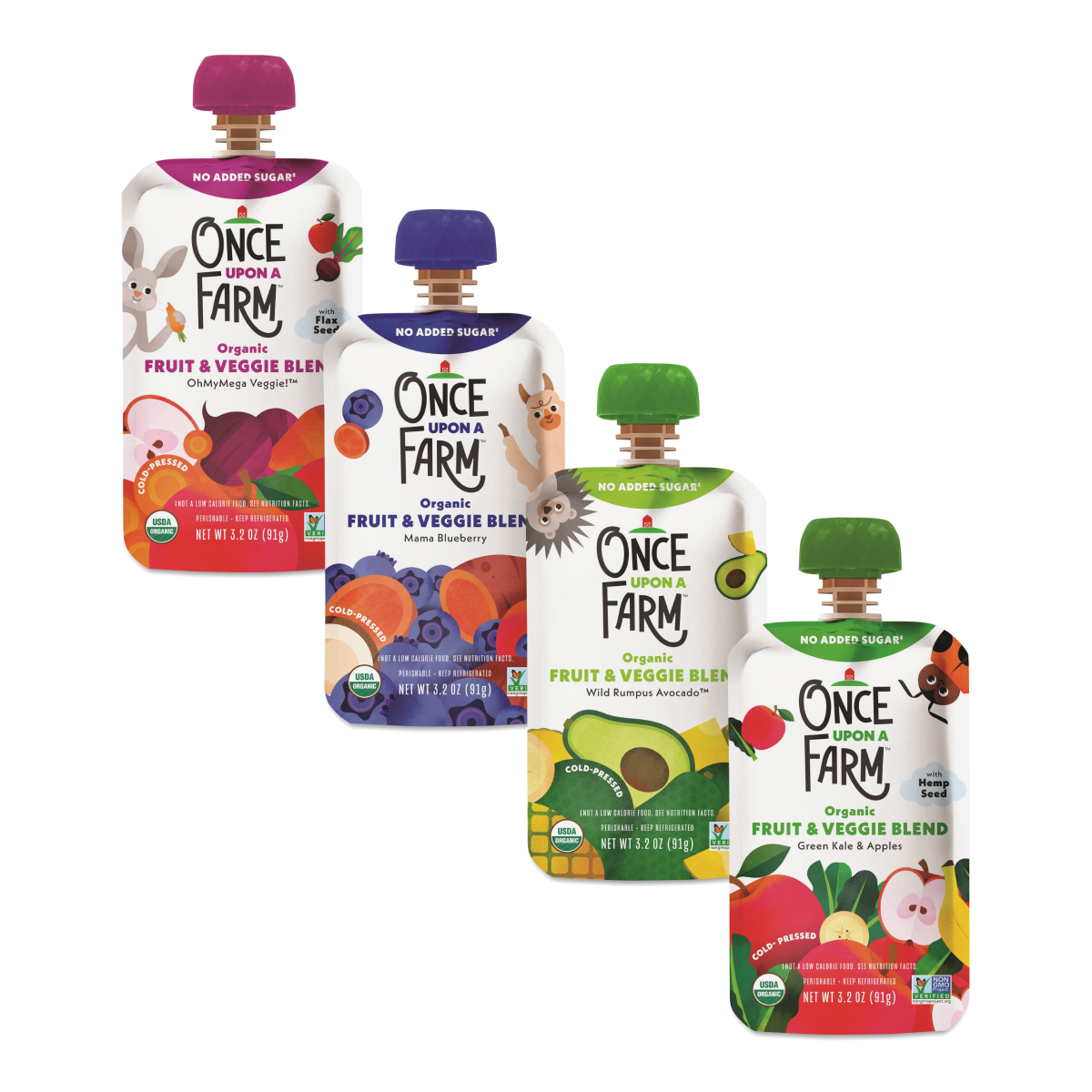 Once Upon A Farm Baby Food Variety Bundle Thrive Market