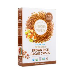 Sprouted Brown Rice Crisps, Cacao