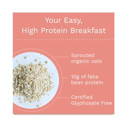 Sprouted Gluten Free Instant Protein Oatmeal, Apple Cinnamon
