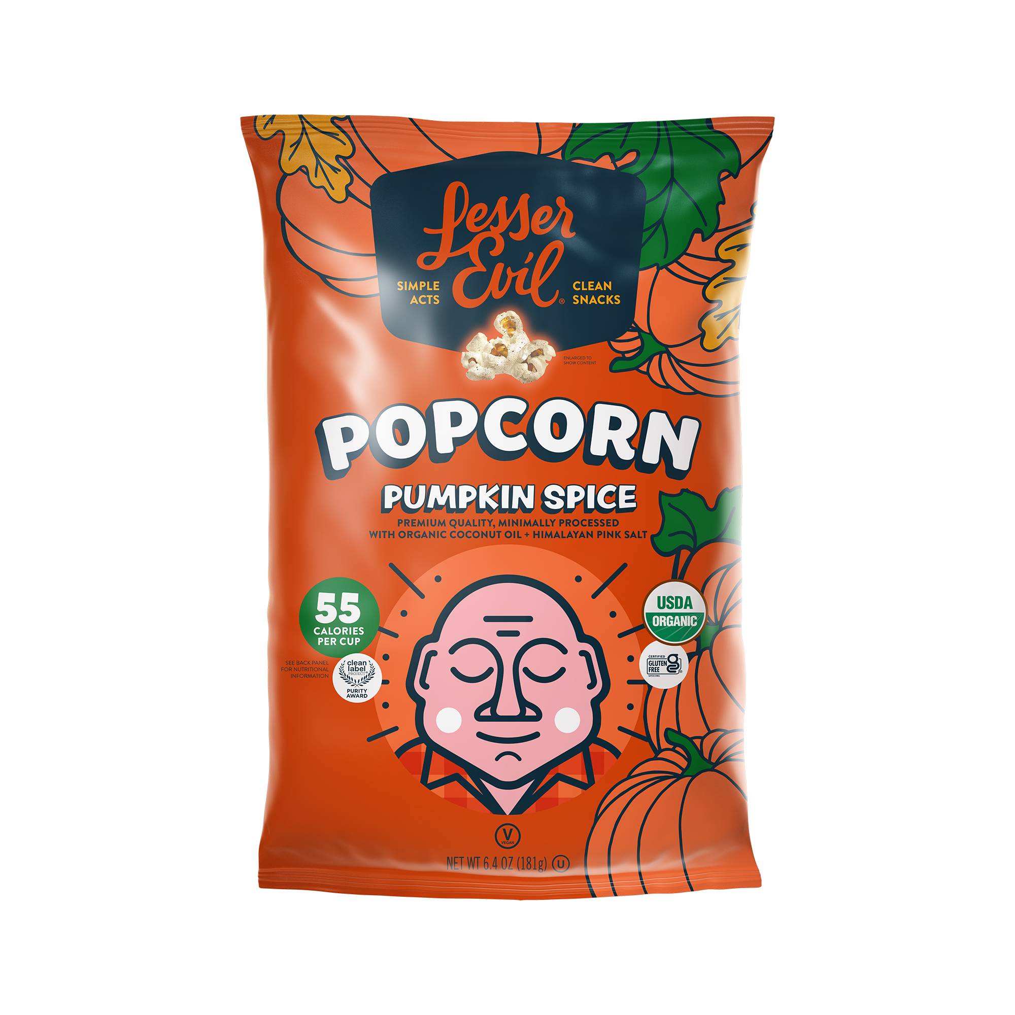 Organic Popcorn, Pumpkin Spice